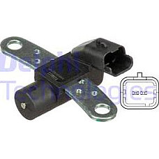 Senzor impulsuri. arbore cotit Senzor pozitie arbore cotit DACIA LOGAN NISSAN KUBISTAR MICRA III RENAULT CLIO II RENAULT MEGANE I Grandtour (KA0/1_), Turism, 03.1999 - 08.2003 Delphi SS11265