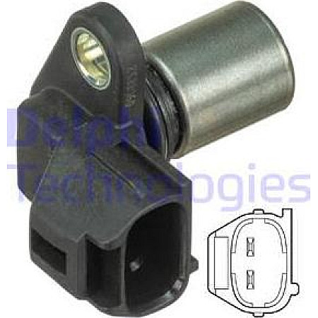 Senzor.pozitie ax cu came Camshaft position sensor LEXUS IS II LX TOYOTA AURIS AVENSIS COROLLA COROLLA VERSO IQ LAND CRUIS TOYOTA AVENSIS II (_T25_), Hatchback, 03.2003 - 11.2008 Delphi SS11214