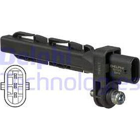 Senzor impulsuri. arbore cotit Senzor pozitie arbore cotit BMW 1 E81 1 E82 1 E87 1 E88 1 F20 1 F21 2 F22 F87 3 E9 BMW 3 - V (E92), Compartiment, 01.2005 - 12.2013 Delphi SS11272