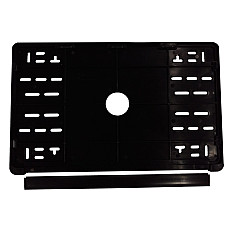 Suport numar inmatriculare 34x20cm 1buc - Negru