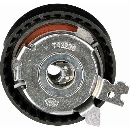 Rola intinzator.curea distributie Timing belt tension roll-pulley RENAULT CLIO III FLUENCE GRAND SCENIC II GRAND SCENIC II RENAULT SCENIC III (JZ0/1_), Dubita, 12.2008 - Gates T43238