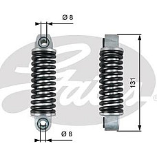 Amortizor vibratii. curea transmisie cu canel V-belt vibration damper MERCEDES A W169 B SPORTS TOURER W245 1.5-2.0CNG 0 MERCEDES-BENZ A-CLASS (W169), Hatchback, 09.2004 - 06.2012 Gates T39151