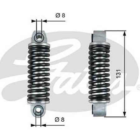Amortizor vibratii. curea transmisie cu canel V-belt vibration damper MERCEDES A W169 B SPORTS TOURER W245 1.5-2.0CNG 0 MERCEDES-BENZ A-CLASS (W169), Hatchback, 09.2004 - 06.2012 Gates T39151