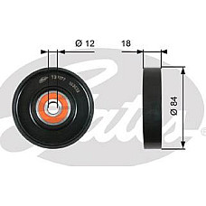 Rola ghidare / conducere, curea transmisie NISSAN ALMERA I (N15), Hatchback, 07.1995 - 01.2001 Gates T39177