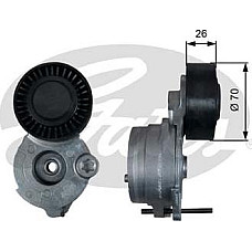 Intinzator.curea transmisie Multi-V belt tensioner AUDI A4 ALLROAD B8 A4 B8 A5 A6 ALLROAD C7 A6 C7 A7 A8 D4 Q5 Q7 PORSCHE AUDI Q7 (4LB), Crossover, 03.2006 - 01.2016 Gates T39333