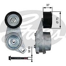 Intinzator.curea transmisie Intinzator de curea multi-V se potriveste. RVI MAGNUM VOLVO 7700 8700 9700 9900 B11 B6 B7 B9 FH12 FM VOLVO B11, Autobuz, 01.2011 - Gates T38547