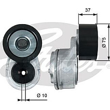 Intinzator.curea transmisie Intinzator de curea multi-V MERCEDES TOURO O 500 TRAVEGO O 580 OM457.927-OM457.961 10 MERCEDES-BENZ TOURO (O 500), Autobuz, 01.1996 - Gates T38675
