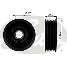 Rola ghidare / conducere, curea transmisie CHEVROLET LUMINA, Sedan, 10.1989 - 12.1994 Gates T38009