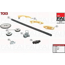 Chit lant de distributie OPEL ASTRA G (T98), Turism, 02.1998 - 07.2004 FAI AutoParts TCK3