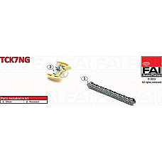 Chit lant de distributie PEUGEOT 307 SW (3H), Turism, 03.2002 - 12.2009 FAI AutoParts TCK7NG