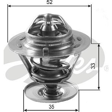 Termostat,lichid racire FORD FOCUS II (DA_, HCP, DP), Hatchback, 07.2004 - 09.2013 Gates TH12588G1