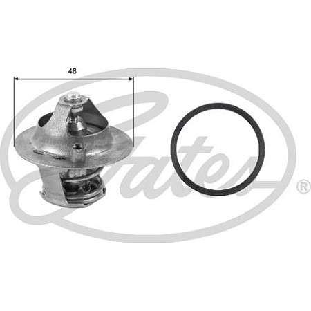 Termostat,lichid racire FORD FOCUS II (DA_, FFS, DS), Turism, 07.2004 - 09.2012 Gates TH39374G1