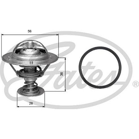 Termostat,lichid racire TOYOTA YARIS I (_P1_), Hatchback, 01.1999 - 12.2005 Gates TH31482G1