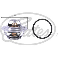Termostat.lichid racire Cooling system thermostat 89C DACIA DUSTER DUSTER-SUV LOGAN LOGAN EXPRESS LOGAN II LOGAN MCV SAND RENAULT LOGAN II (L8_), Sedan, 09.2012 - Gates TH23389G1