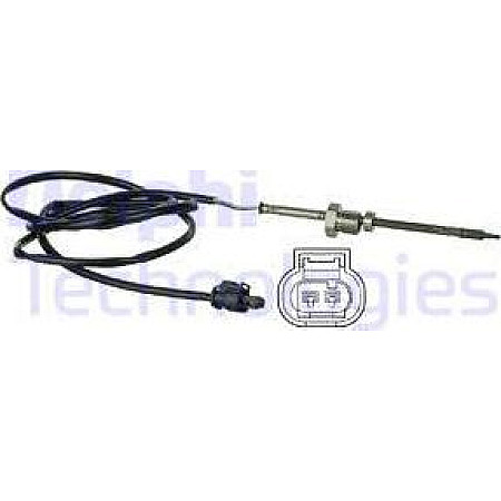 Senzor. temperatura gaze evacuare Senzor temperatura evacuare inainte de DPF MERCEDES C W204 C T-MODEL S204 E VF2 MERCEDES-BENZ SPRINTER 3,5-t (906), Van, 06.2006 - Delphi TS30054
