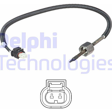 Senzor. temperatura gaze evacuare Senzor temperatura evacuare MERCEDES C A205 C C205 C W205 C T-MODEL S205 CLS C2 MERCEDES-BENZ C-CLASS (C205), Compartiment, 10.2015 - Delphi TS30222