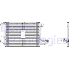 Condensator. climatizare cooler climatice Audi A3 Seat Altea Skoda Octavia VW Golf V - Plus 1.4TSI V6-3.2 - 01.03 VW GOLF VI Variant (AJ5), Van, 07.2009 - 05.2014 Delphi TSP0225482