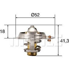 Termostat.lichid racire Termostat sistem racire 82C FIAT SEDICI FORD SIERRA II GEO TRACKER HONDA CIVIC I CIVIC I SUZUKI GRAND VITARA I (GT), Open Off-Road Vehicle, 03.1998 - 09.2005 MAHLE TX 85 82