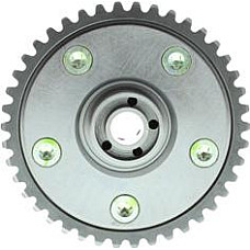 Element de reglare. arbore excentirc cursa variabila ventil Camshaft phasing pulley BMW 5 E60 5 E61 6 E63 6 E64 7 E65 E66 BMW 7 - IV (E65, E66, E67), Sedan, 07.2001 - 12.2009 Aisin VCB-006
