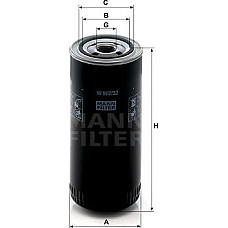 Filtru ulei hidraulic insurubat se potriveste. AGRO Mann-Filter W 962/32