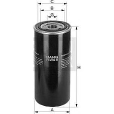 Filtru ulei hidraulic insurubate CATERPILLAR 300 60 600 800 D 3176CATAAC-C9.365 Mann-Filter WD 13 145/17