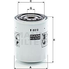 Filtru ulei hidraulic insurubat se potriveste. KOBELCO K SK KUBOTA RTV 2TN66L-J08E-TA Mann-Filter W 8010