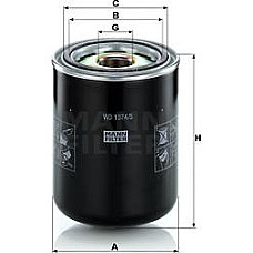Filtru ulei hidraulic insurubat Mann-Filter WD 1374/5