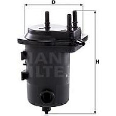 Filtru combustibil cu garnitura NISSAN ALMERA II KUBISTAR MICRA III MICRA IV NOTE NV200 NV200 - EVALIA RENAULT CL NISSAN CUBE (Z12), Hatchback, 09.2007 - Mann-Filter WK 939/8 x