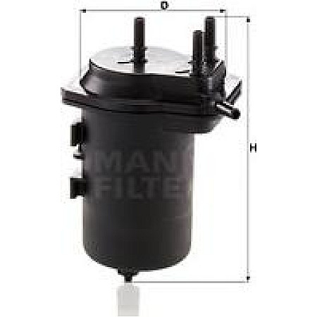 Filtru combustibil RENAULT CLIO II KANGOO KANGOO EXPRESS THALIA I THALIA II 1.5D 06.01- NISSAN NOTE (E11, NE11), Dubita, 01.2005 - 08.2013 Mann-Filter WK 939/7