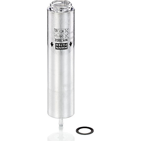 Filtru combustibil cu etanșare BMW 1 E81 1 E82 1 E87 1 E88 3 E46 5 E60 5 E61 5 F10 5 F11 5 GRAN TURISMO F07 6 E6 BMW X5 - III (F15, F85), Crossover, 08.2013 - 07.2018 Mann-Filter WK 5002
