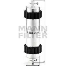 Filtru combustibil AUDI A4 ALLROAD B9 A4 B9 A5 A6 ALLROAD C7 A6 C7 A7 Q5 2.0D-3.0DH 10.10- AUDI A4 Avant IV (8K5, B8), Turism, 11.2007 - 12.2015 Mann-Filter WK 6008