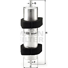 Filtru combustibil AUDI A4 ALLROAD B8 A4 ALLROAD B9 A4 B8 A4 B9 A5 A6 ALLROAD C7 A6 ALLROAD C8 A6 C7 A6 C8 A7 A8 AUDI A5 (8TA), Sportback, 07.2007 - 01.2017 Mann-Filter WK 6003