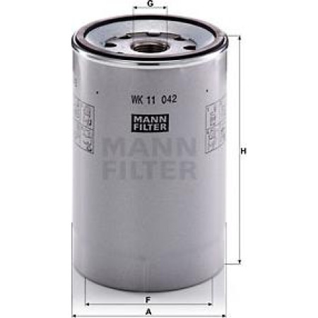 Filtru combustibil se potriveste. RVI C D D ACCESS DTI5-122HN-DTI8-122HS 01.13- RENAULT TRUCKS D ACCESS, Municipal Vehicle, 07.2014 - Mann-Filter WK 11 042 z