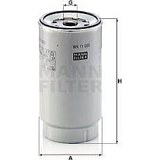 Filtru combustibil VOLVO FH FH16 FH16 II D13A460-D16K750 01.03- VOLVO FH16 (FH), 08.1993 - Mann-Filter WK 11 003 z