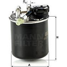 Filtru combustibil MERCEDES C A205 C C204 C C205 C T-MODEL S204 C T-MODEL S205 C W204 C W205 CLS C218 CLS SHOOTIN MERCEDES-BENZ SPRINTER 5-t (907), Van, 02.2018 - Mann-Filter WK 820/17