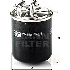 Filtru combustibil MERCEDES R W251 V251 MITSUBISHI COLT VI SMART FORFOUR 1.5D-3.5 08.04-12.14 MERCEDES-BENZ E-CLASS T-Model (S211), Turism, 02.2003 - 07.2009 Mann-Filter WK 820