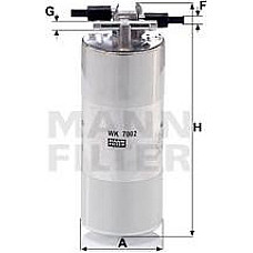 Filtru combustibil AUDI A6 ALLROAD C6 A6 C6 2.7D-3.0D 11.04-08.11 AUDI A6 Allroad (4FH, C6), Turism, 03.2006 - 08.2011 Mann-Filter WK 7002
