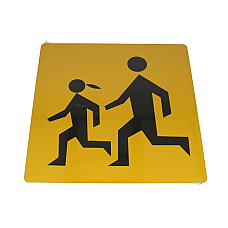 "Semn de avertizare ""Caution Children"" plate 1pcs rear reflective" CARGOPARTS CARGO-T029