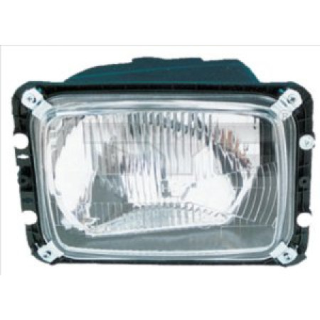 Far Lampa frontala Dreapta H4 mecanic culoare insert: argintiu MERCEDES T1 601 T1 601 611 T1 602 T1 B601 T1 B602 T1/TN TYC TYC 20-3525-05-2