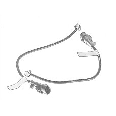 Senzor de avertizare,uzura placute de frana Senzor uzura placute frana IVECO DAILY IV DAILY V DAILY VI 05.06- OE IVECO 500054695