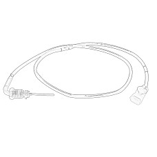 Senzor, temperatura gaze evacuare Exhaust gas temperature sensor without SCR FIAT DUCATO 2.3D 08.06- OE FIAT 55284358