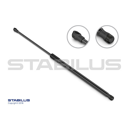 Amortizor capota Arcul cu gaz capota motor Dreapta/Stanga lungime maxima: 300mm sUV:965mm  PORSCHE MACAN SUV 02.14- STABILUS STA397953