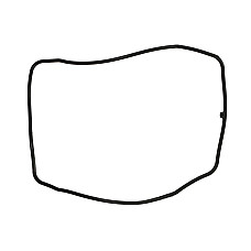 Garnitura, capac supape Rocker cover gasket 8/9.9 R042475 &amp; Up SIERRA INTERNATONAL LLC 18-60917