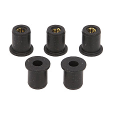 Elemente de asamblare moto Mounting elements 16x127x16 M6x10 5 pcs. set deflector nut TOURMAX WEN-003