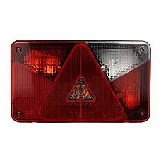 Stop spate Rear lamp R MULTIPOINT V P21/5W/P21W/PY21W/R10W 12V with indicator with fog light reversing light with stop light parking light triangular reflector connector: 8PIN ASPOCK A24-8750-007
