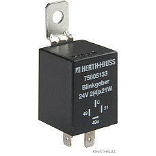Modul semnalizare intrerupator indicator de trafic 24V numar pini: 4 24x21 MERCEDES T2/LN1 04.86-12.94 HERTH+BUSS PARTI ELECTRICE 75605133