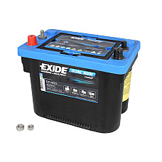 Baterie de alimentare Acumulator EXIDE 12V 50Ah/750A DUAL AGM MARINE/RV L+ borna standard + borna cu filet 260x173x206 B0 agm EXIDE EP450