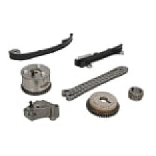 Chit lant de distributie Timing set chain + sprocket  NISSAN ALMERA II ALMERA TINO PRIMERA 1.5/1.6/1.8 07.00-10.08 HERTH+BUSS JAKOPARTS J1191012