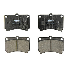 Set placute de frana Fata FORD USA ESCORT KIA AVELLA RIO I MAZDA 121 II 323 C IV 323 C V 323 F IV 323 F V 323 III 323 P V 323 S IV 323 S V DEMIO MX-3 1.1-2.0 08.85-02.05 FERODO FDB715
