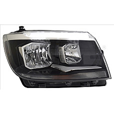 Far Headlamp L H15/H7 electric with motor MAN TGE VW CRAFTER II 03.17- TYC TYC 20-17636-05-2